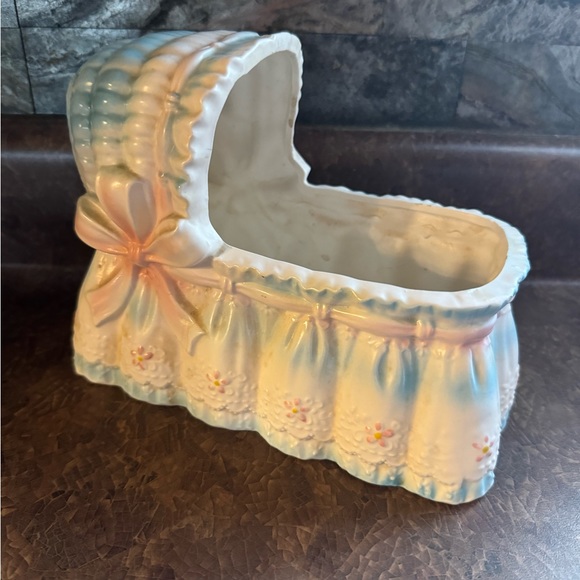 Rubens Japan vintage musical Bassinet Kitschy MCM ART PERFECT - Picture 1 of 5